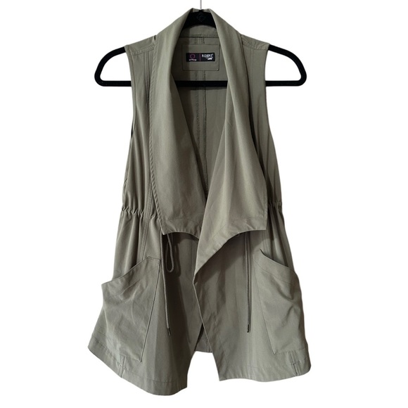 Lee Riders On The Go Olive Green Sleeveless Vest Jacket with Pockets - Picture 1 of 6
